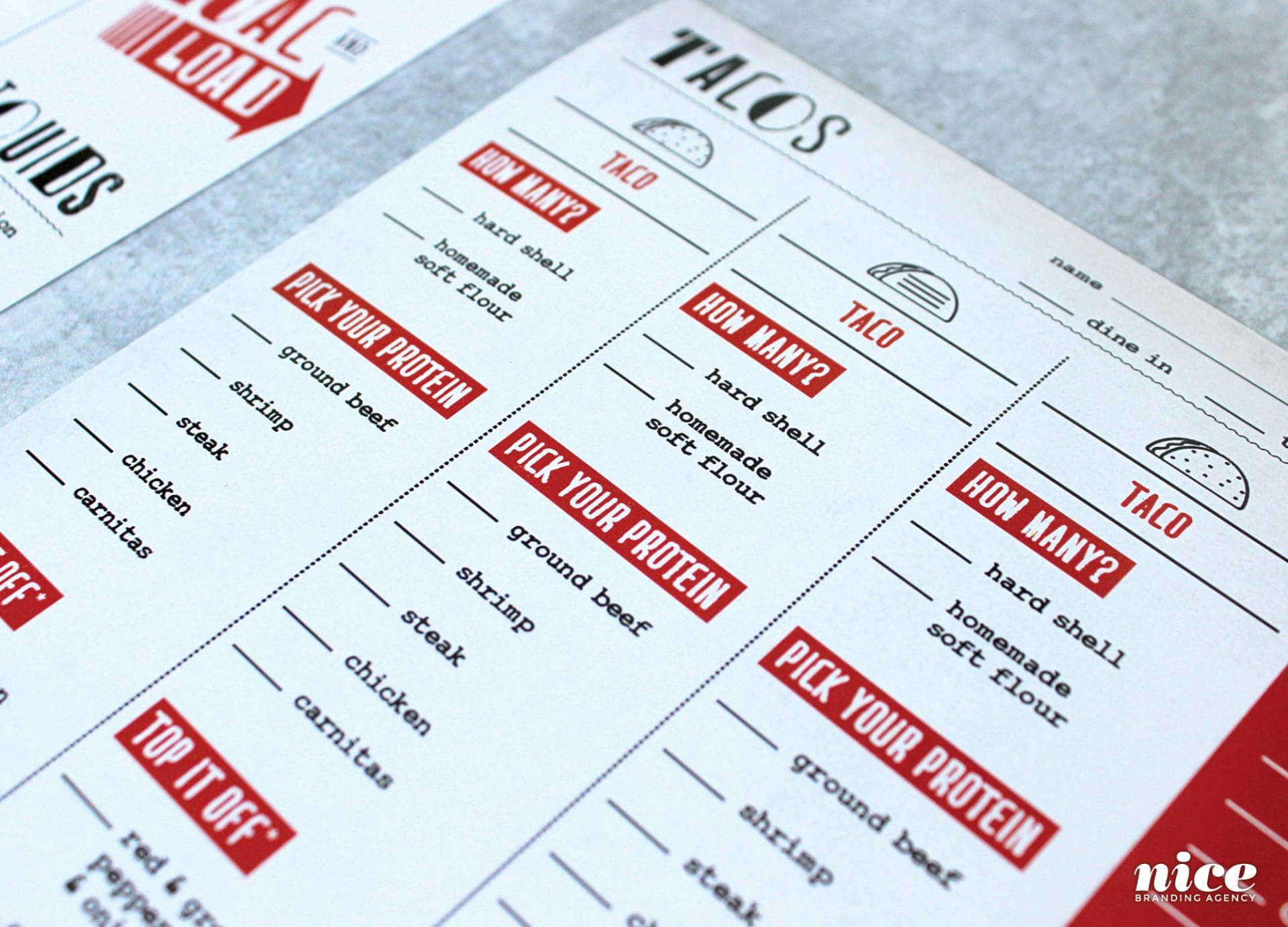 best restaurant menu design agency