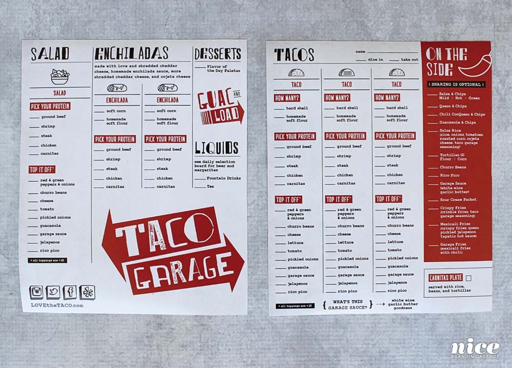 taco restaurant branding