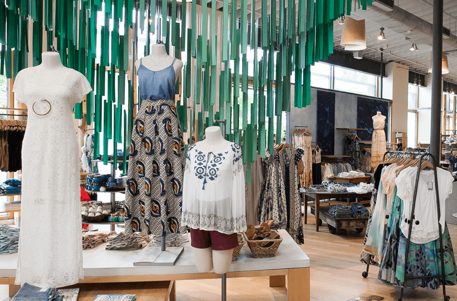 anthropologie environmental branding