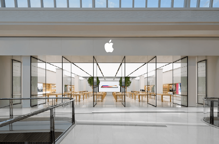 interior branding apple store