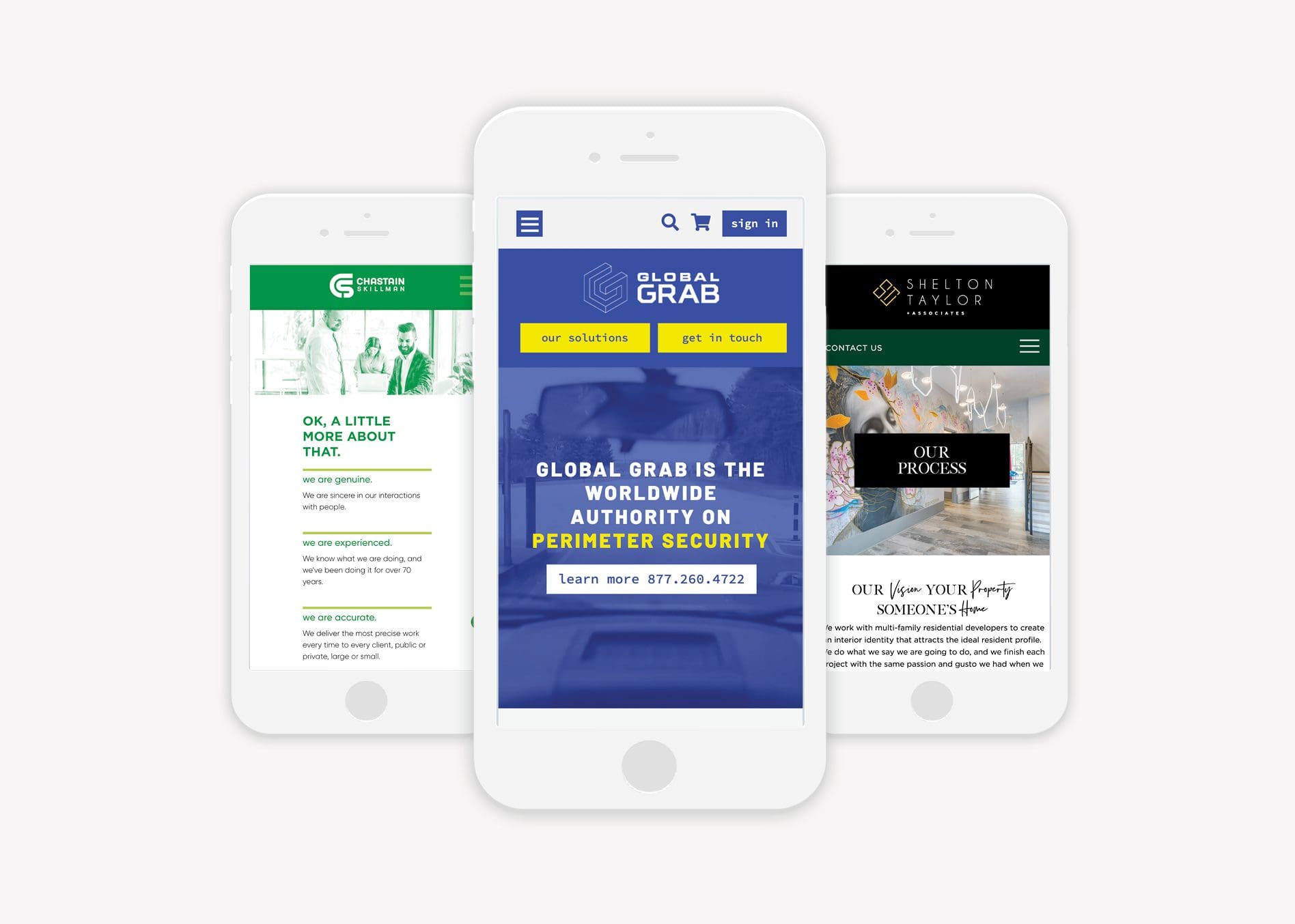 mobile website redesign