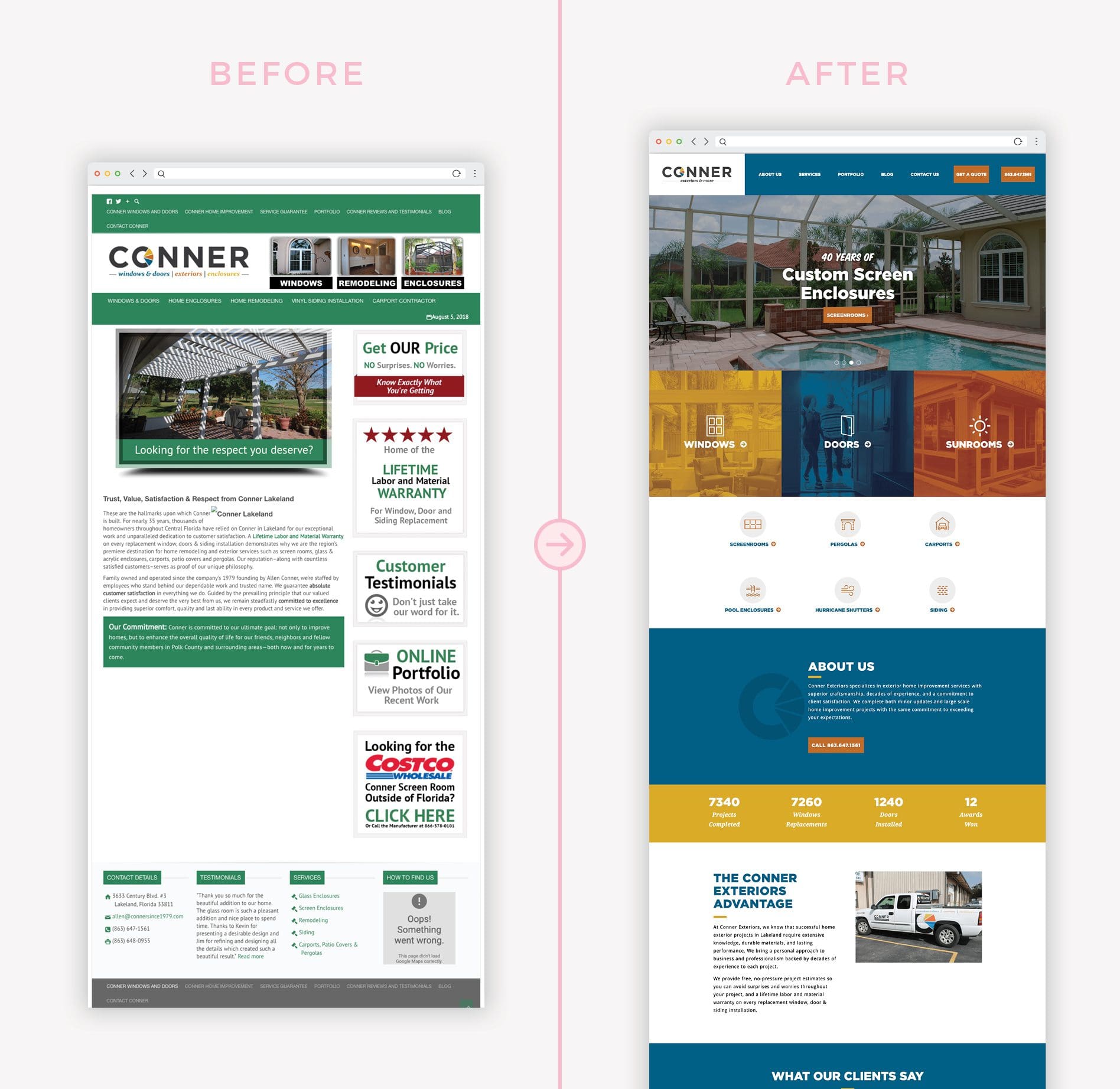 Redesigns Homepage