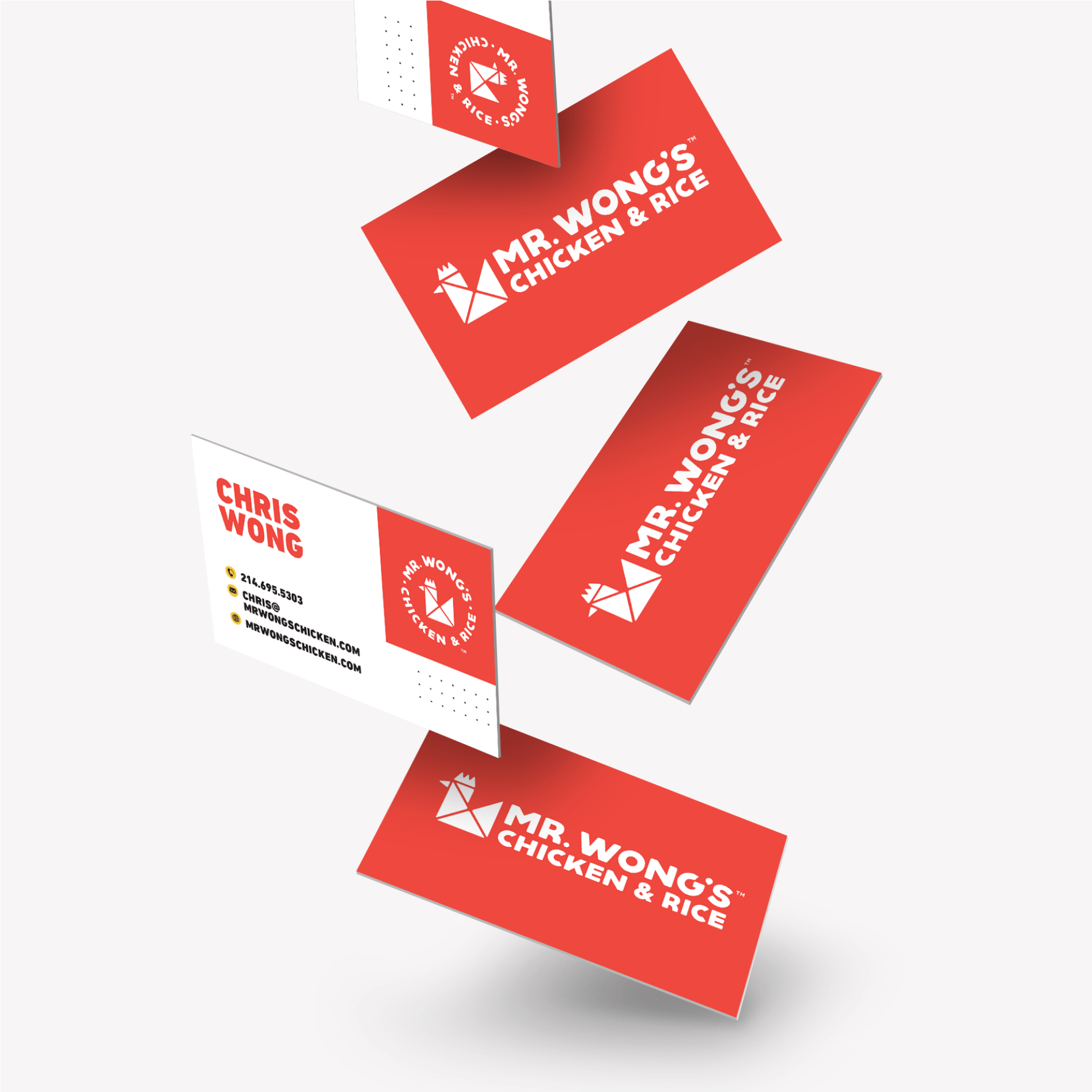 restaurant business card graphic design