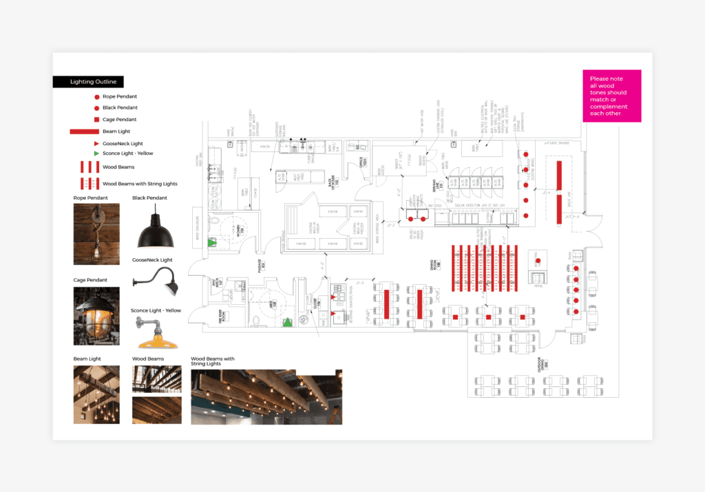 restaurant interior floor plan