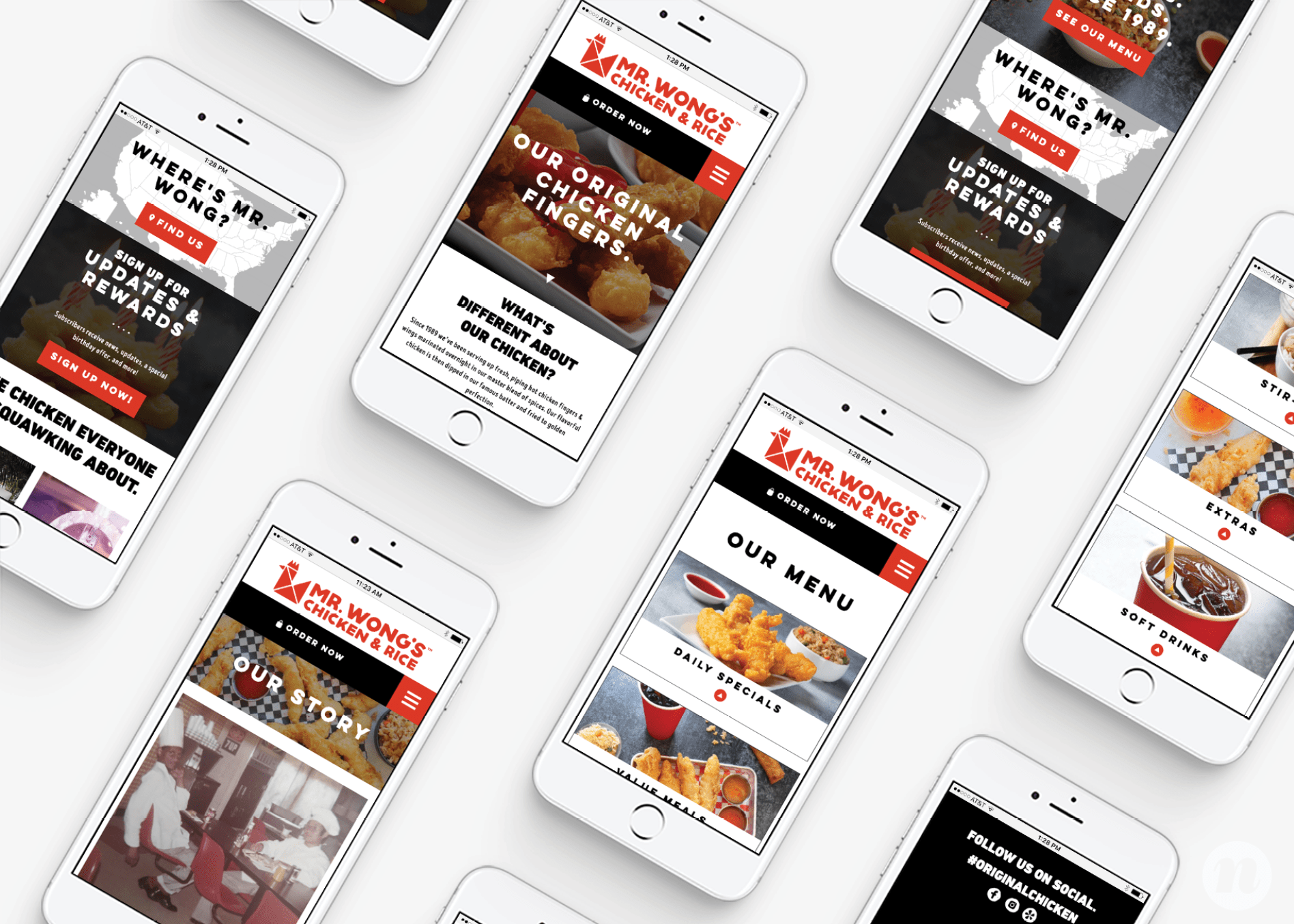 restaurant mobile web design