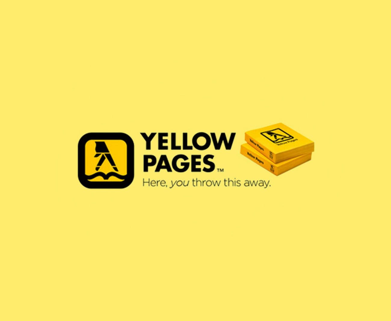 yellow pages throw away