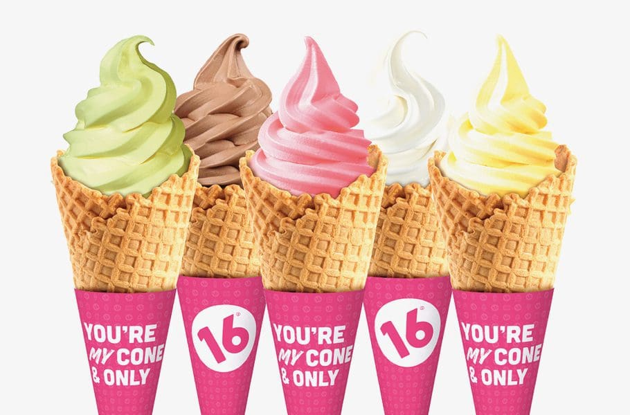 frozen-yogurt-cone graphic design