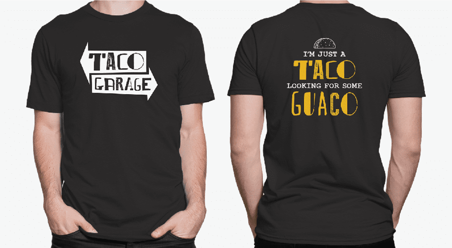 taco restaurant apparel design
