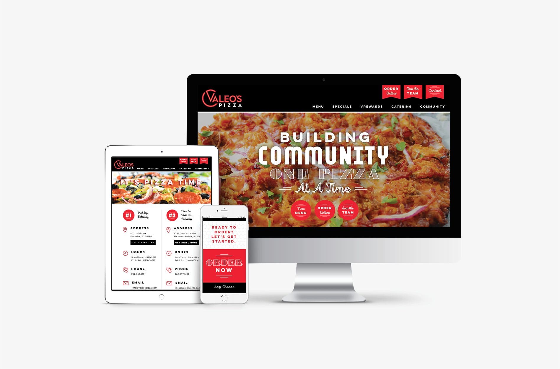 Restaurant Webpage Display