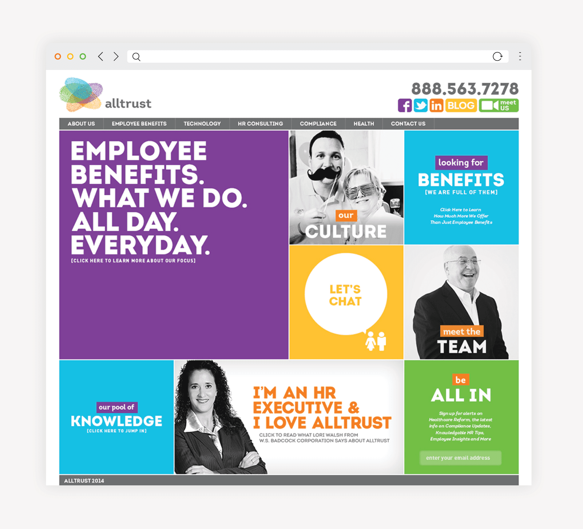 corporate homepage design