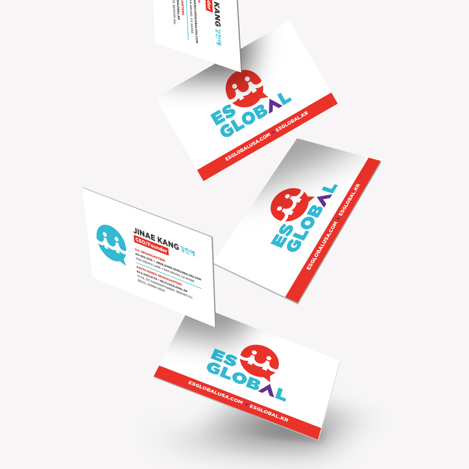 global business card design