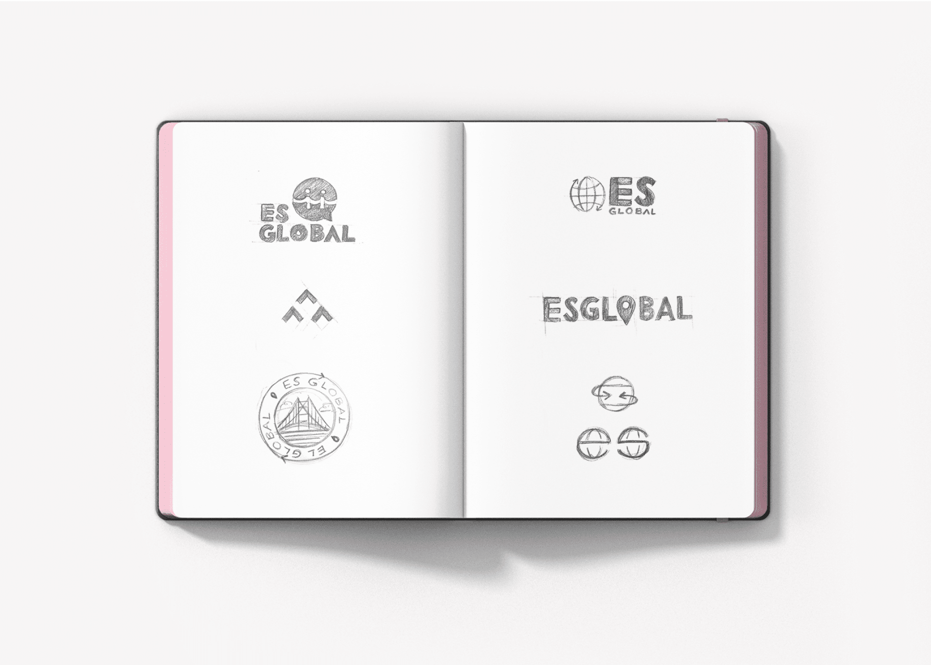 global logo sketches