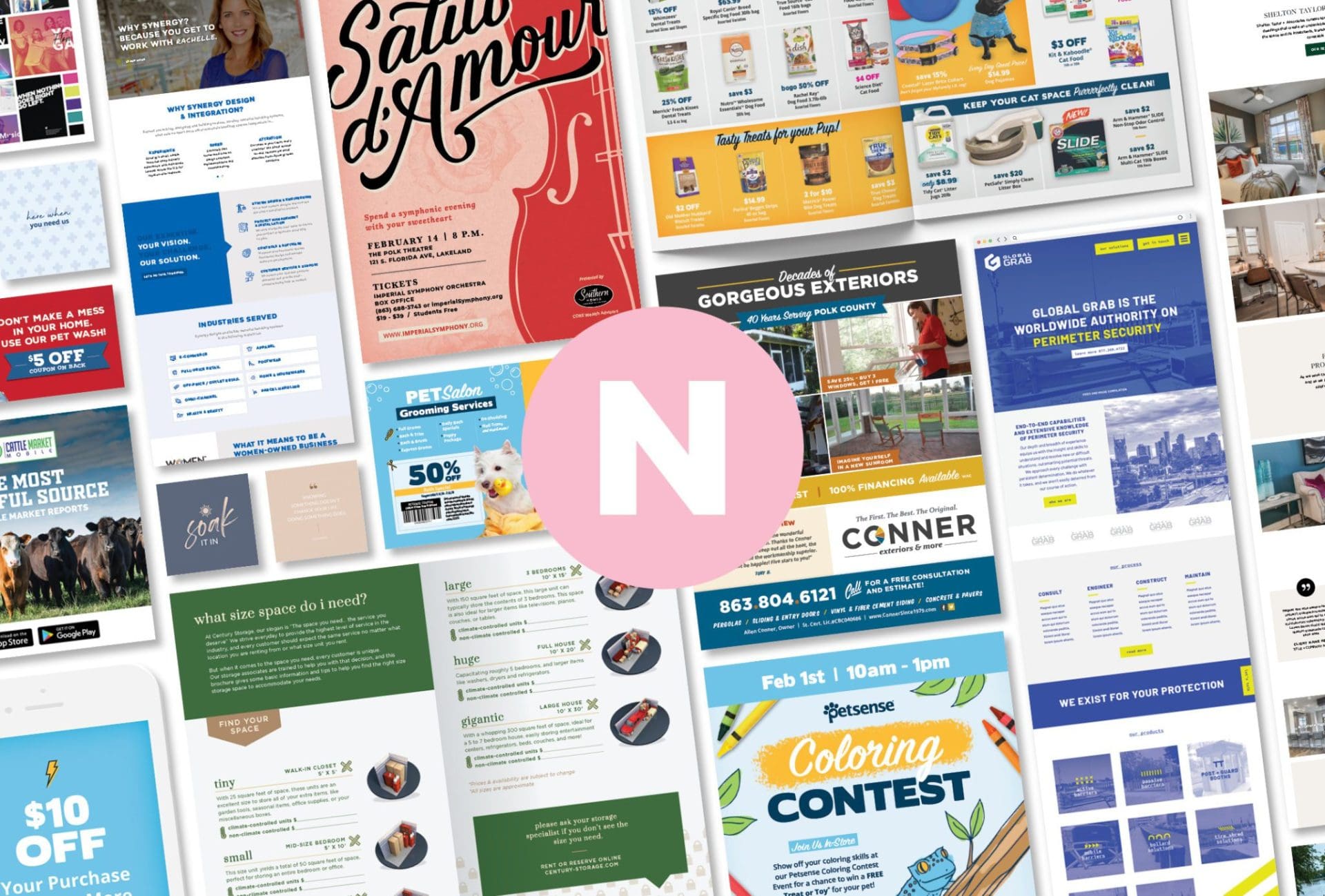 Nice Branding - Nashville Q1 website design