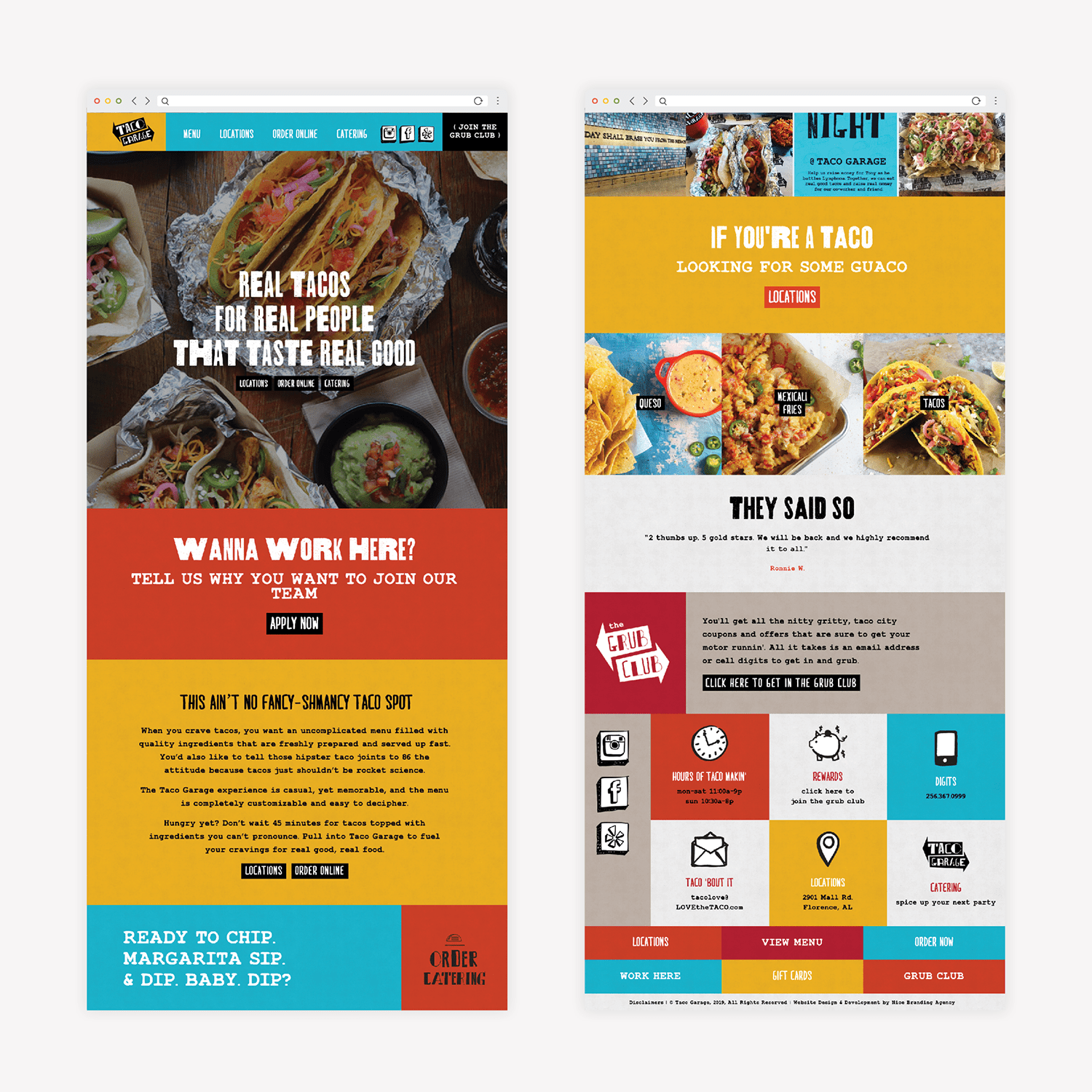 mexican restaurant branding web digital design