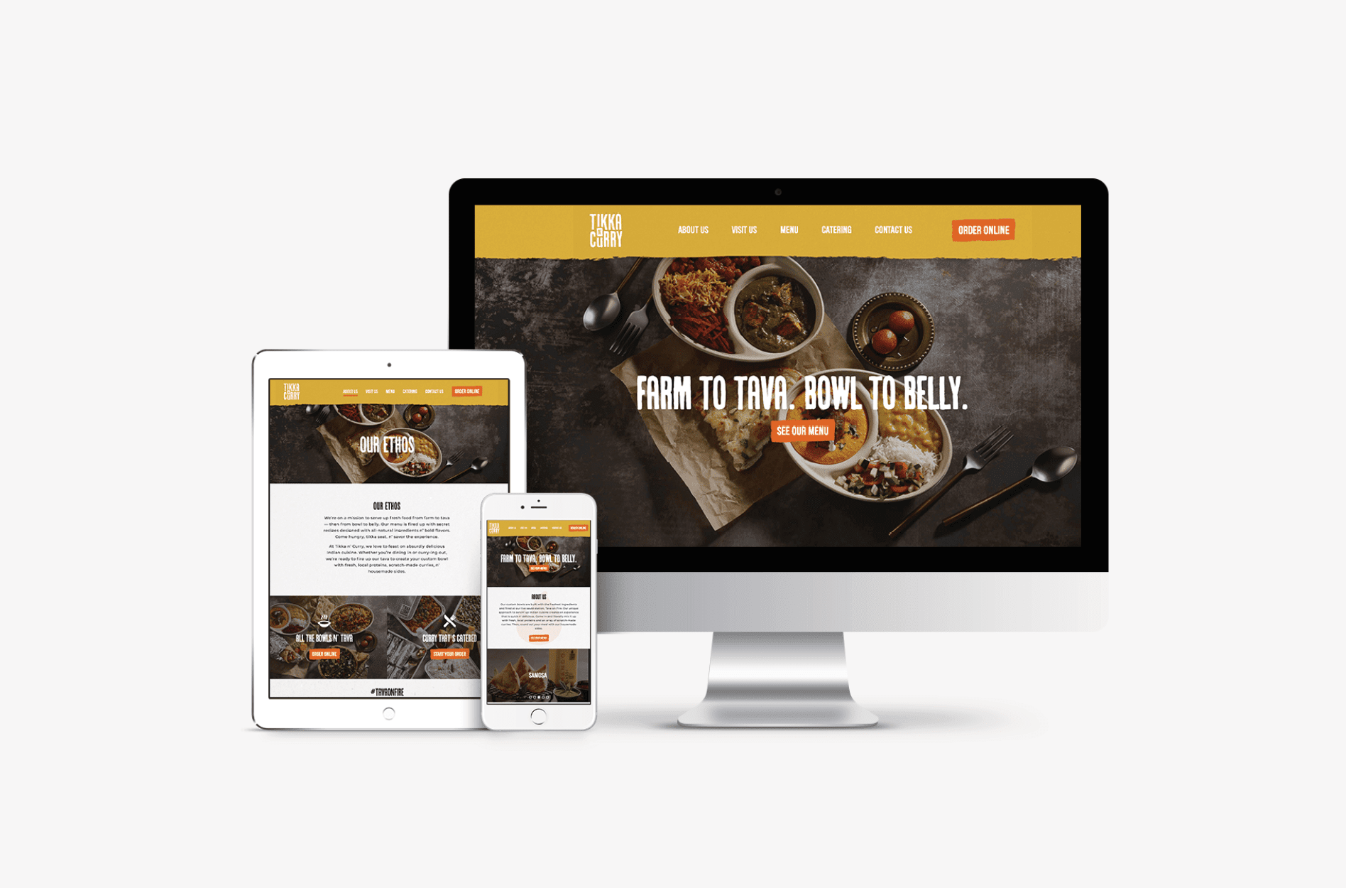 restaurant website development