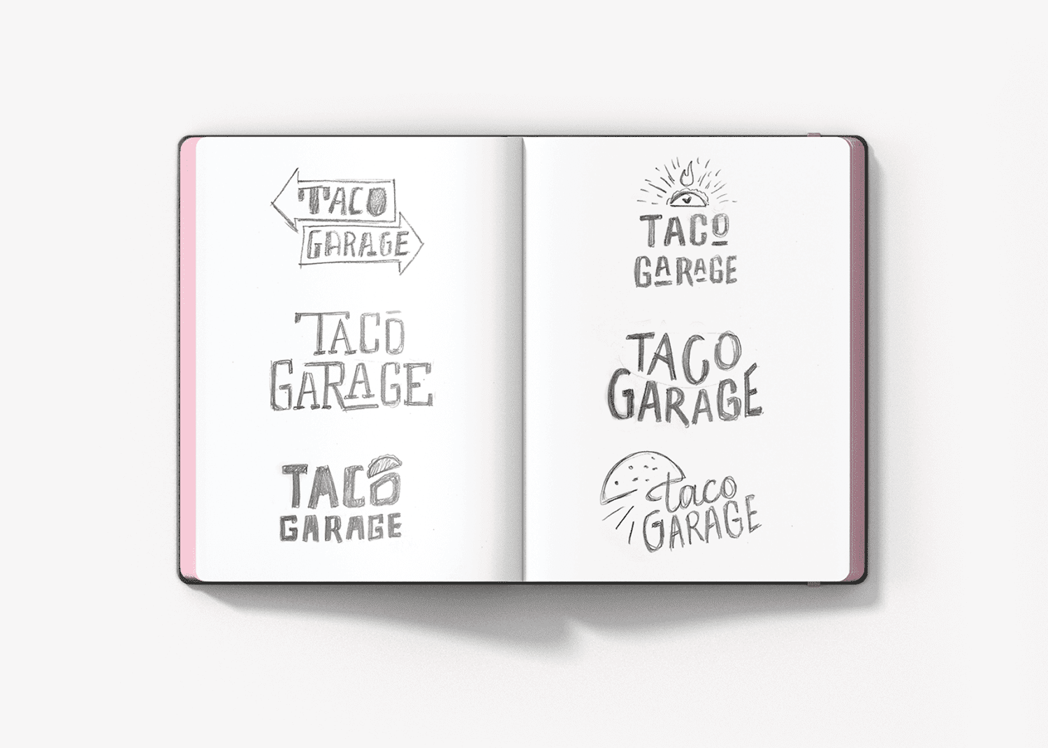 taco logo sketches