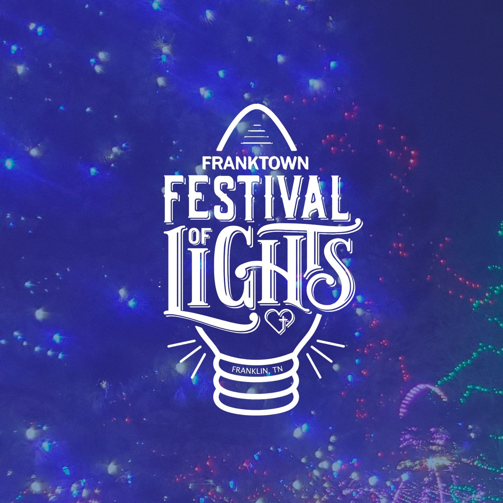 Brand and website design logo for Nashville Festival of Lights