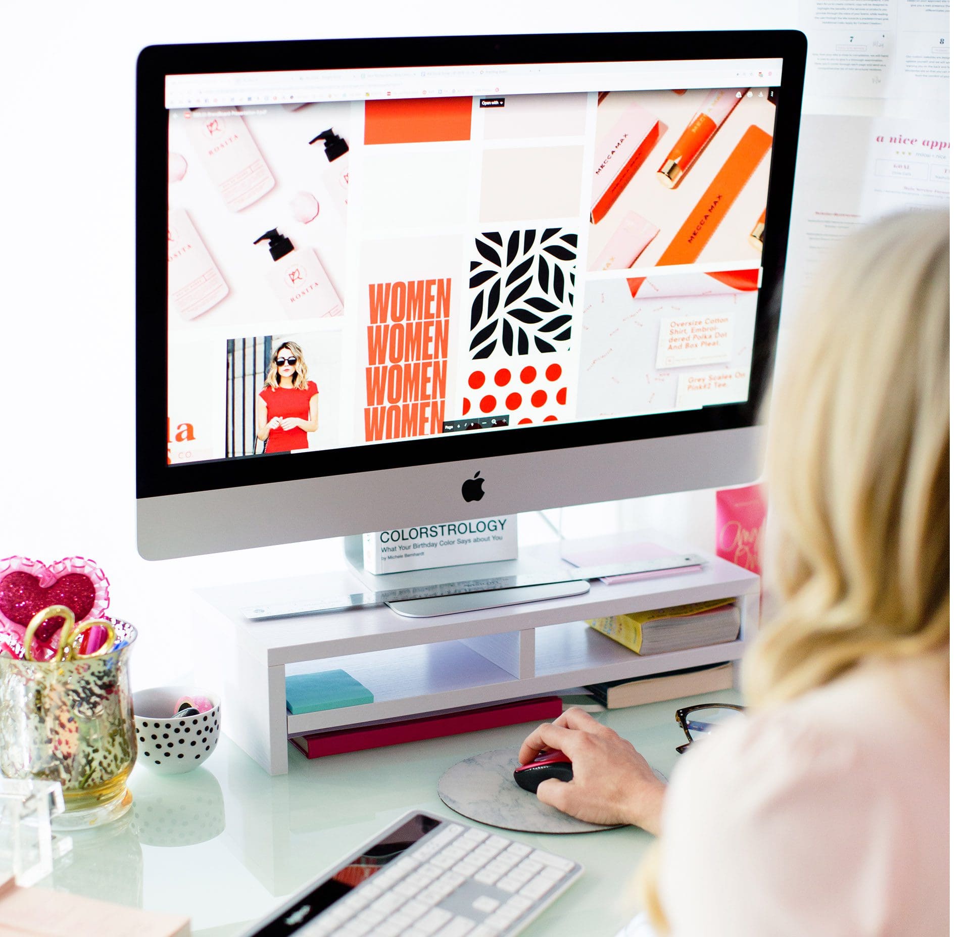 Business Branding and Graphic Design on Desktop
