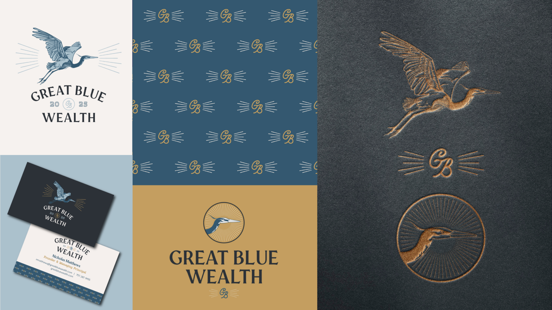 Custom luxury branding and identity design system created by Nice Branding